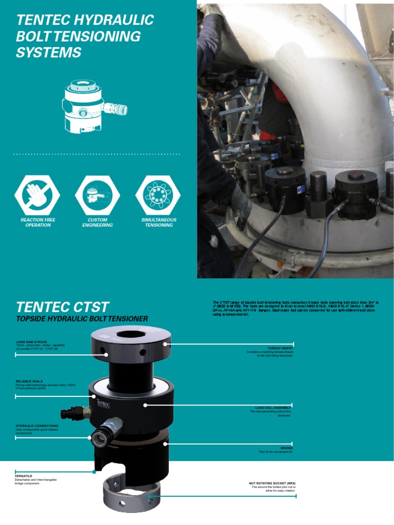 Tentec Tensioning Tools PDF Screw Mechanical Engineering