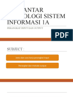 Pertemuan 4 - 5 Perangkat Input Dan Output