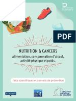 Nutrition Et Cancers - Alimentation, Consommation D'alcool, Activité Physique Et Poids