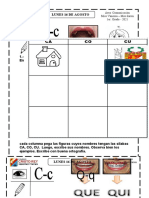 RECONOCIMIENTO DE LOS FONEMAS CA, CO, CU y QUE, QUI - LUNES 16 DE AGOSTO