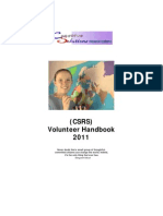 Csrs Volunteer Handbook