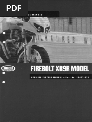 Buell XB9 XB9R Service Manual | PDF