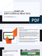 Short Report On Educational Practice