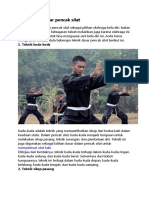 Teknik Dasar Pencak Silat