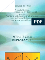 What Is True Repentance