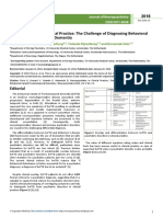 Neuropsychiatry in Clinical Practice: The Challenge of Diagnosing Behavioral Variant Frontotemporal Dementia