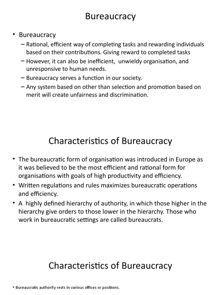 School As A Bureaucracy 2021 (R) Lecture | PDF | Bureaucracy | Teachers