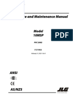 B 10MSP JLG Service Manual English