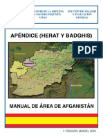 Manual de Area Afganistán - Apéndice (Herat y Badghis) (ET España)