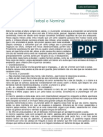 Exercícios - Concordãncia Verbal e Nominal (12!09!2014)