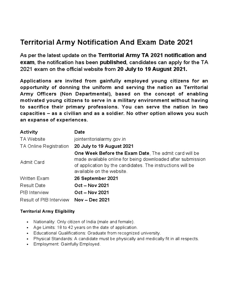 Territorial Army Exam Guide 2021 | PDF | Trigonometric Functions | Area