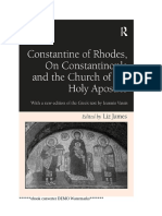 Constantine of Rhodes, On Constantinople and The Church of The H