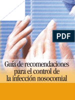 Guía de Recomendaciones para El Control de La Infección Nosocomial