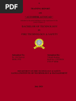 Project Report On Autocad Autdesk