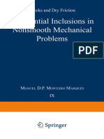 [Progress in Nonlinear Differential Equations and Their Applications 9] Manuel D. P. Monteiro Marques (auth.) - Differential Inclusions in Nonsmooth Mechanical Problems_ Shocks and Dry Friction (1993, Birkhäuser