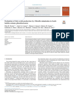 Evaluation of Fatty Acids Production by Chlorella Minutissima in Batch Bubble-Column Photobioreactor