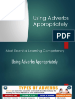 Using Adverbs Appropriately