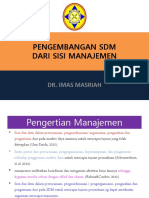 1 - Pengembangan SDM Dari Sisi Manajemen