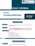 Semana 1 - La Idea Principal