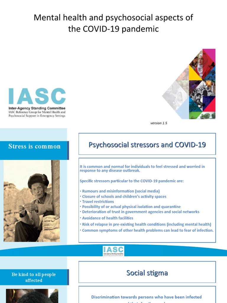 COVID-19 Mental Health Guidance | PDF | Caregiver | Mental Health