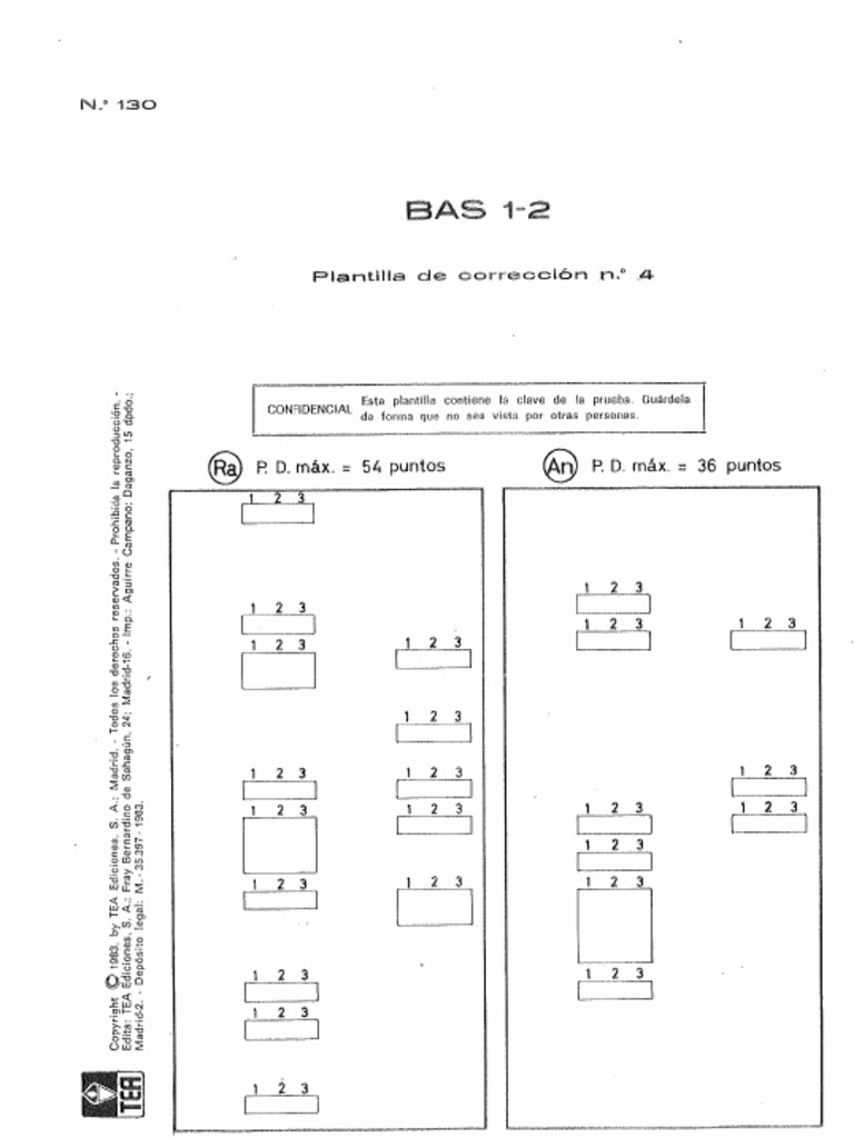 BAS 1 y 2 Plantillas de