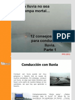 12 consejos practicos para conducir bajo la lluvia 2012 - parte 1