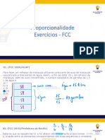 Proporcionalidade FCC - Exercícios Anotacoes Corrigido