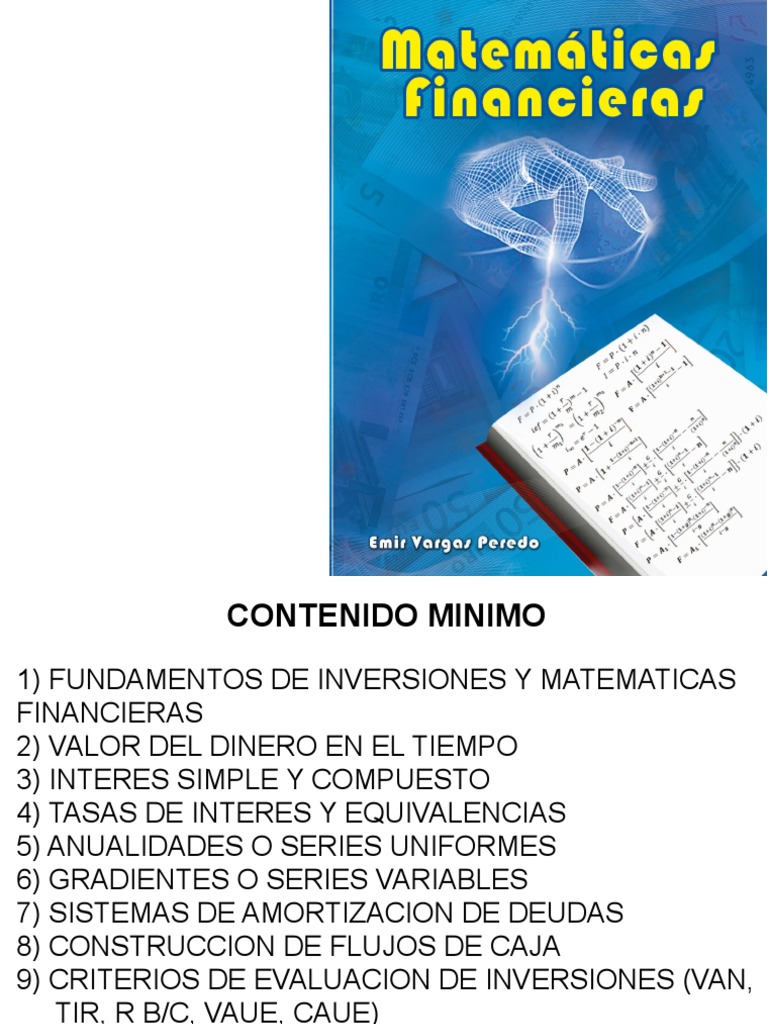 Unidad 04 Matematicas Financieras 15-07-2021 | PDF | Interés | Bancos