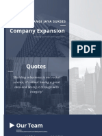 Pt. Pelangi Jaya Sukses: Company Expansion