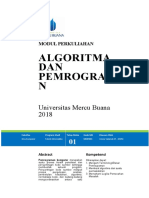 Modul - 1 - Algoritma Dan Pemrograman