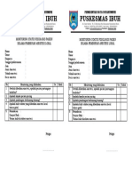 Form Monitoring Anestesi