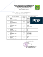 Jadwal PAS 21