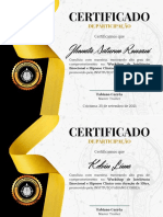 Certificados de Participação em Workshop