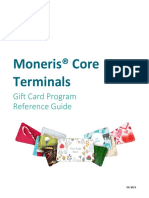 Moneris® Core Terminals: Gift Card Program Reference Guide