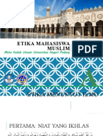 Etika Mahasiswa Muslim