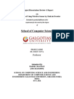 School of Computer Science: A Project/Dissertation Review-1 Report