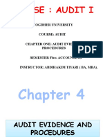 Chapter 4 Audit Evidence