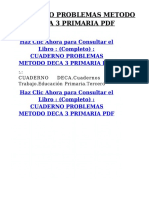 Dokumen.tips Cuaderno Problemas Metodo Deca 3 Primaria PDF