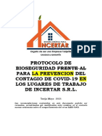 Protocolo de Bioseguridad Frente Al Covid Incertar Ltda 4