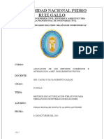 Metodos de Factorización Iterativos para Resolución de Sistemas de Ecuaciones