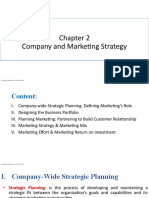 Chapter 2 Company and Marketing Strategy