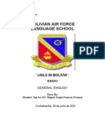 Bolivian Air Force Language School: Jails in Bolivia