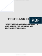 Test Bank For Dewits Fundamental Concepts and Skills For Nursing 5th Edition All Chapters Newly Updated