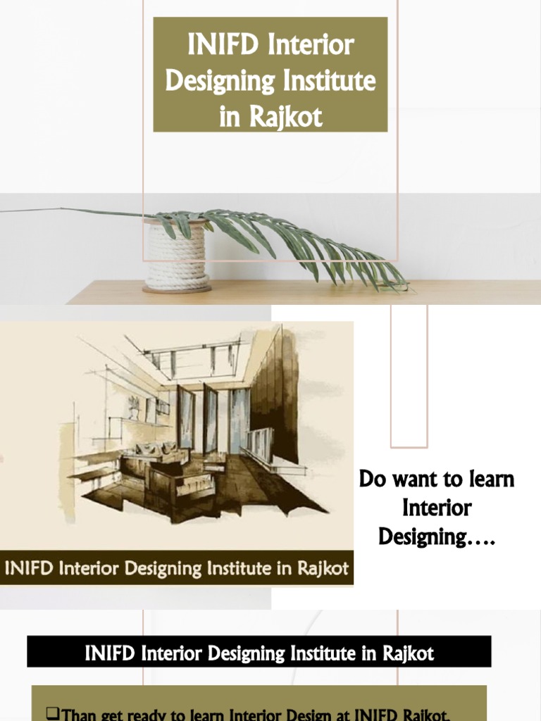 INIFD Interior Design Course in Rajkot | PDF | Art