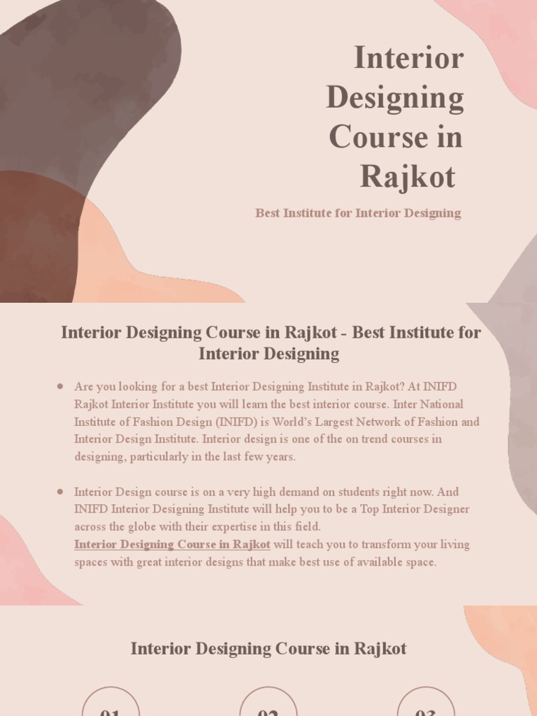 Interior Designing Course in Rajkot | PDF | Business