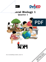 Module # 1 - General Biology 1