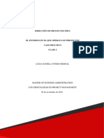 CASO 2 - Direccion de Proyectos PMI I
