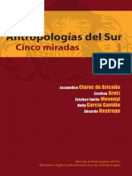 Libro Antropologías Del Sur. Cinco Miradas