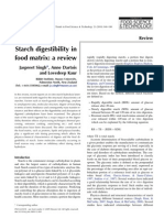 Starch Digestibility in Food Matrix: A Review