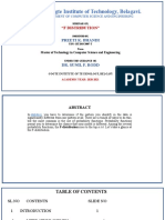 KLS Gogte Institute of Technology, Belagavi.: "F Distribution"